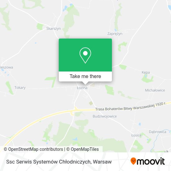 Ssc Serwis Systemów Chłodniczych map