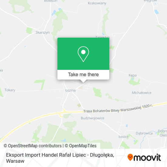 Eksport Import Handel Rafał Lipiec - Długołęka map