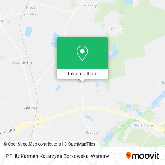 PPHU Karmen Katarzyna Borkowska map