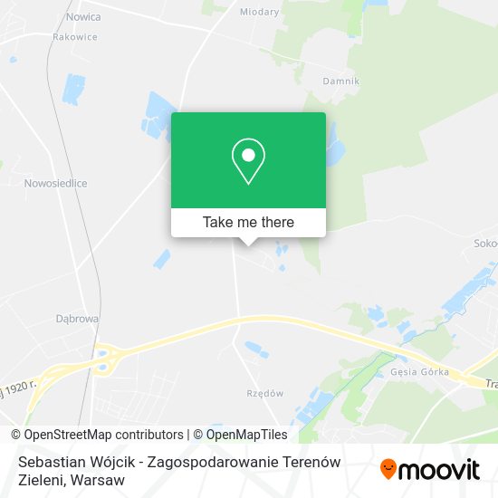 Sebastian Wójcik - Zagospodarowanie Terenów Zieleni map