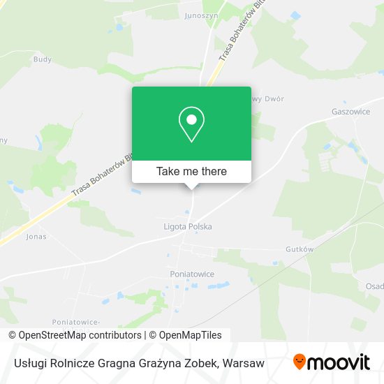 Usługi Rolnicze Gragna Grażyna Zobek map