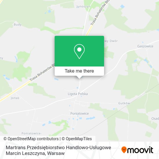 Martrans Przedsiębiorstwo Handlowo-Usługowe Marcin Leszczyna map