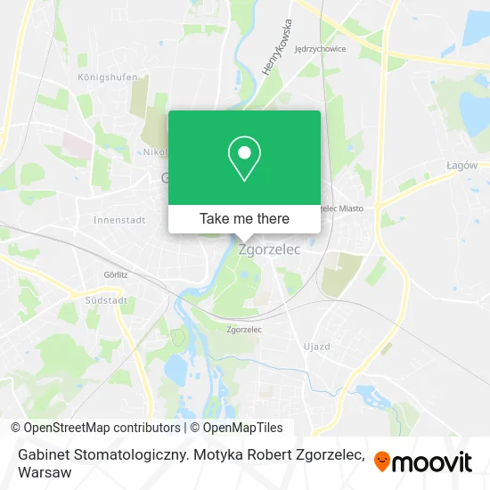 Карта Gabinet Stomatologiczny. Motyka Robert Zgorzelec