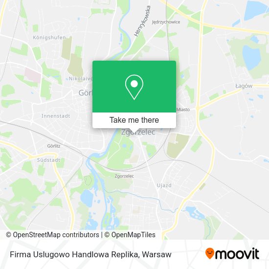 Firma Uslugowo Handlowa Replika map