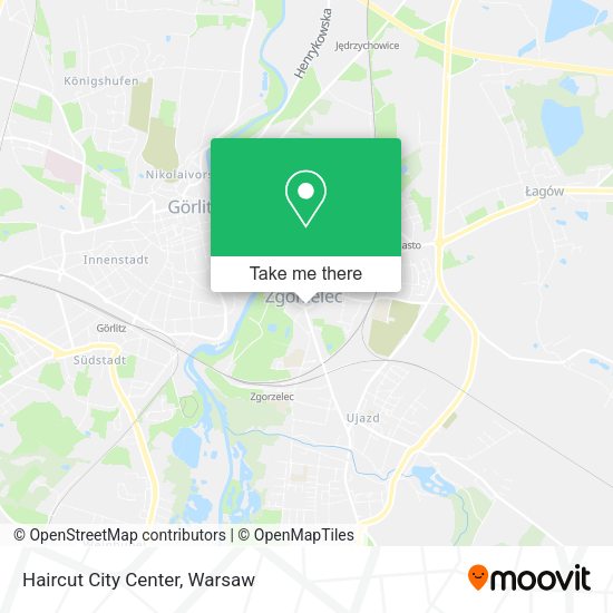 Haircut City Center map