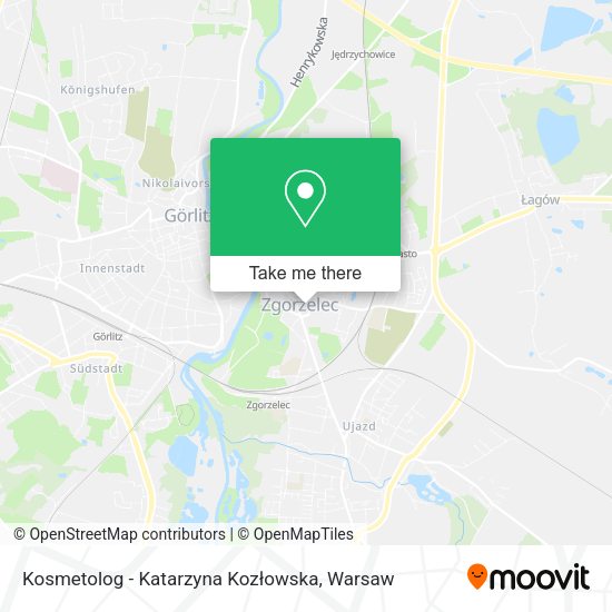 Kosmetolog - Katarzyna Kozłowska map