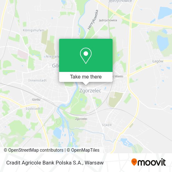 Cradit Agricole Bank Polska S.A. map