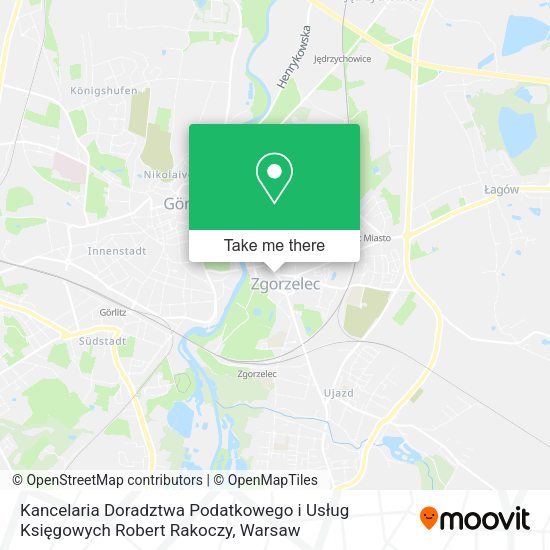 Kancelaria Doradztwa Podatkowego i Usług Księgowych Robert Rakoczy map