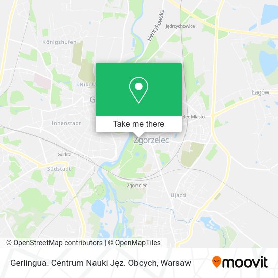 Gerlingua. Centrum Nauki Jęz. Obcych map