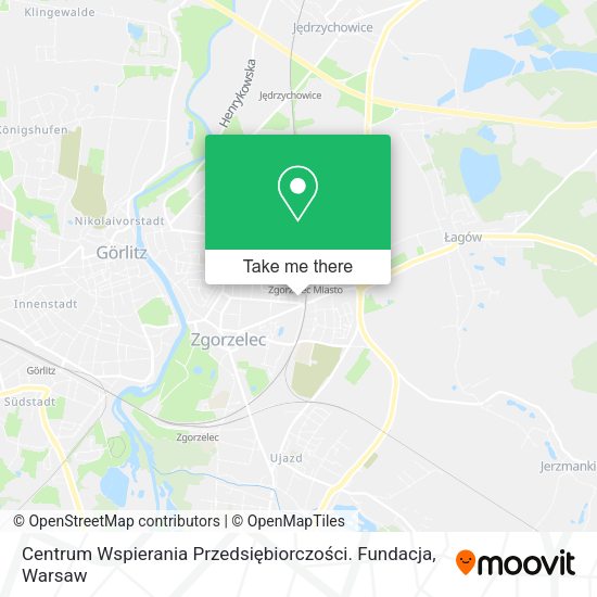 Centrum Wspierania Przedsiębiorczości. Fundacja map