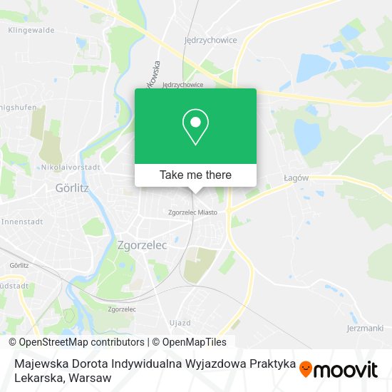 Majewska Dorota Indywidualna Wyjazdowa Praktyka Lekarska map