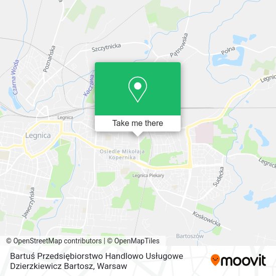 Bartuś Przedsiębiorstwo Handlowo Usługowe Dzierzkiewicz Bartosz map