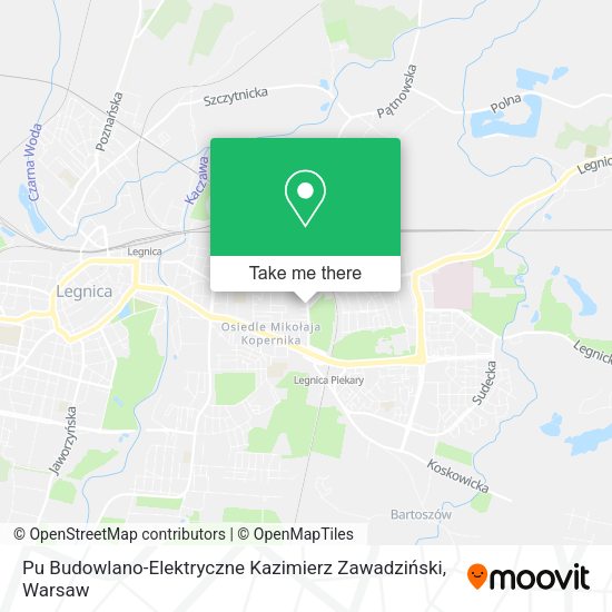 Pu Budowlano-Elektryczne Kazimierz Zawadziński map