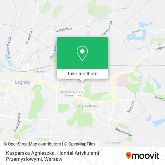 Kasperska Agnieszka. Handel Artykułami Przemysłowymi map