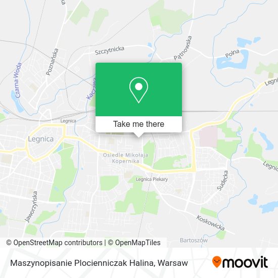 Maszynopisanie Plocienniczak Halina map