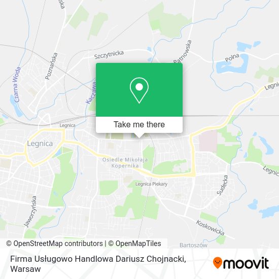 Firma Usługowo Handlowa Dariusz Chojnacki map