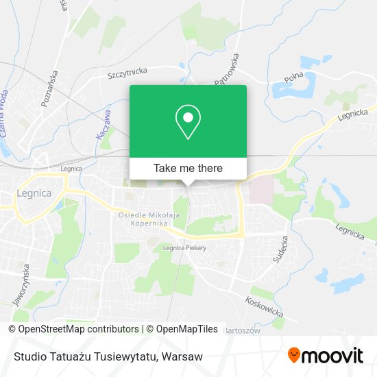 Studio Tatuażu Tusiewytatu map