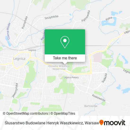 Карта Ślusarstwo Budowlane Henryk Waszkiewicz