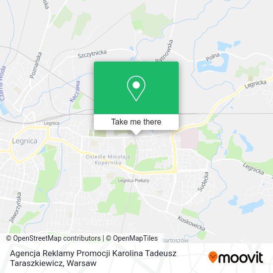 Agencja Reklamy Promocji Karolina Tadeusz Taraszkiewicz map