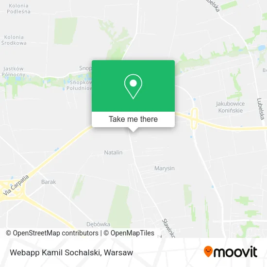 Карта Webapp Kamil Sochalski