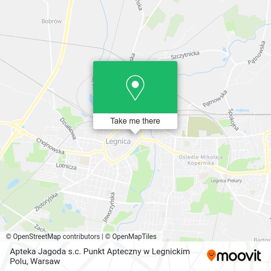 Apteka Jagoda s.c. Punkt Apteczny w Legnickim Polu map