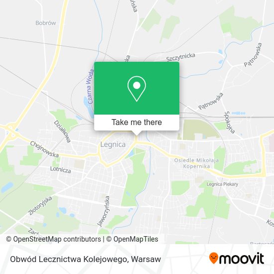 Obwód Lecznictwa Kolejowego map