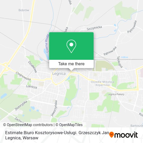 Estimate Biuro Kosztorysowe-Usługi. Grzeszczyk Jan Legnica map