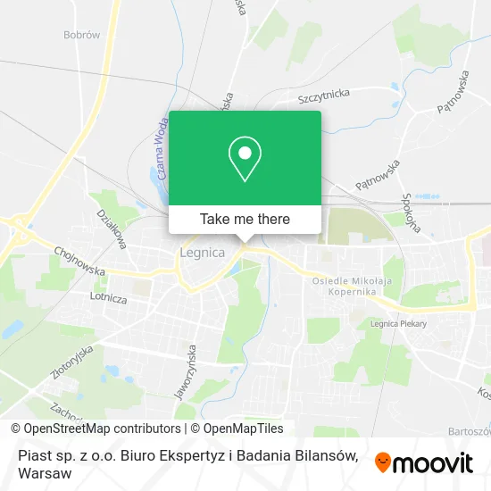 Карта Piast sp. z o.o. Biuro Ekspertyz i Badania Bilansów
