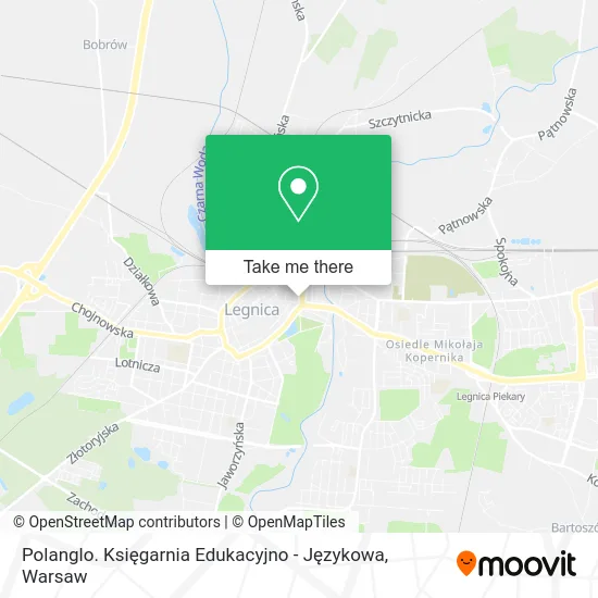 Polanglo. Księgarnia Edukacyjno - Językowa map