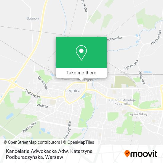 Kancelaria Adwokacka Adw. Katarzyna Podburaczyńska map