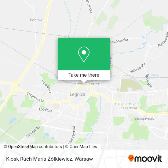 Kiosk Ruch Maria Żółkiewicz map