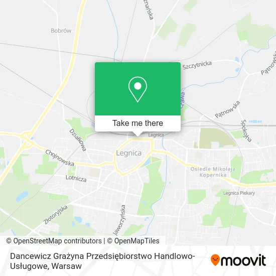 Карта Dancewicz Grażyna Przedsiębiorstwo Handlowo-Usługowe