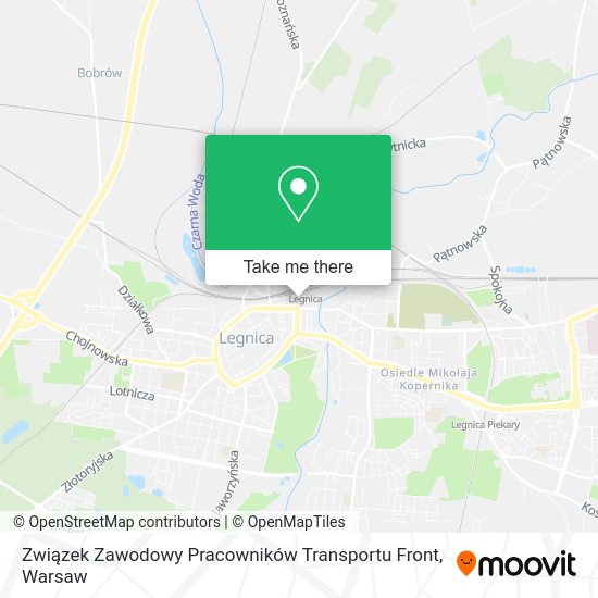 Związek Zawodowy Pracowników Transportu Front map