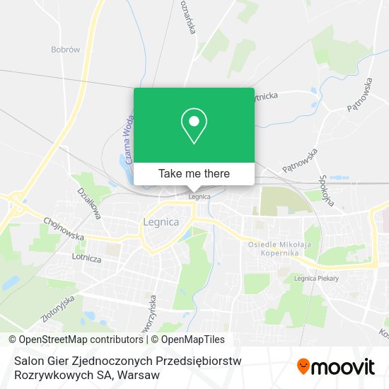 Salon Gier Zjednoczonych Przedsiębiorstw Rozrywkowych SA map