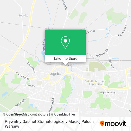 Prywatny Gabinet Stomatologiczny Maciej Paluch map