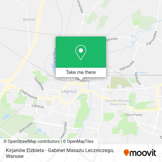 Kirjanów Elżbieta - Gabinet Masażu Leczniczego map