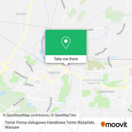 Tomir Firma Usługowo Handlowa Tomir Różański map