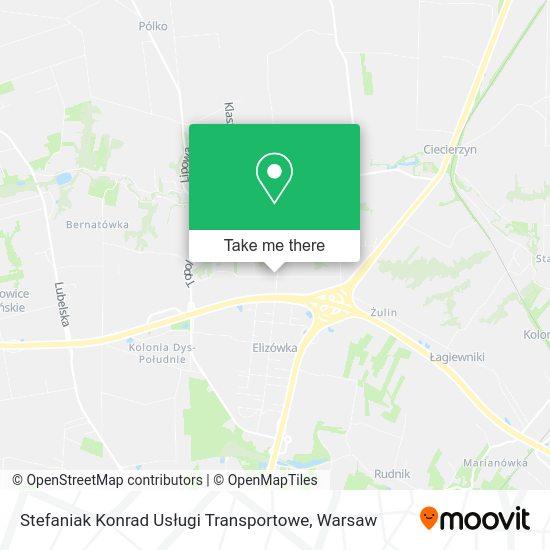 Stefaniak Konrad Usługi Transportowe map