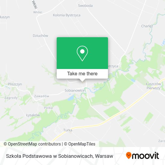 Szkoła Podstawowa w Sobianowicach map