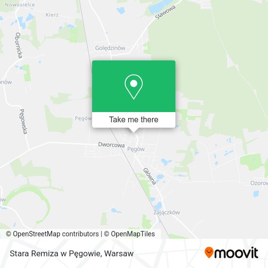 Stara Remiza w Pęgowie map