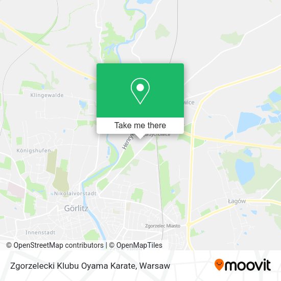 Zgorzelecki Klubu Oyama Karate map