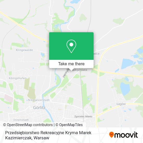 Przedsiębiorstwo Rekreacyjne Kryma Marek Kazimierczak map