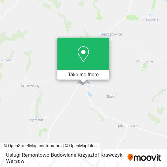 Usługi Remontowo-Budowlane Krzysztof Krawczyk map