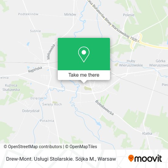 Drew-Mont. Usługi Stolarskie. Sójka M. map