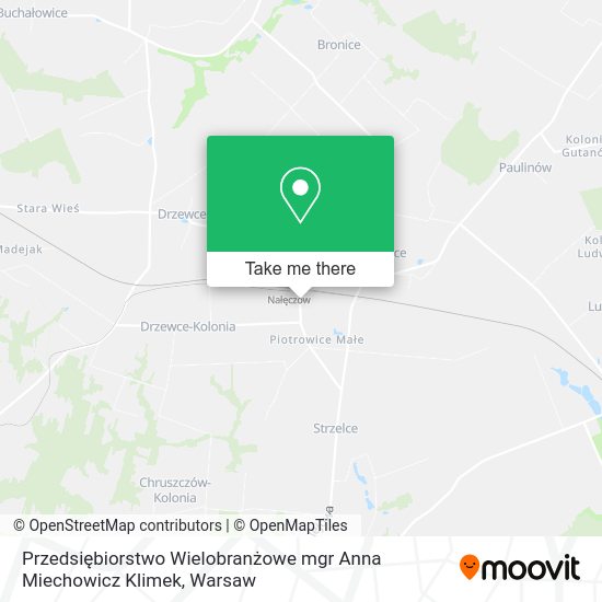 Przedsiębiorstwo Wielobranżowe mgr Anna Miechowicz Klimek map