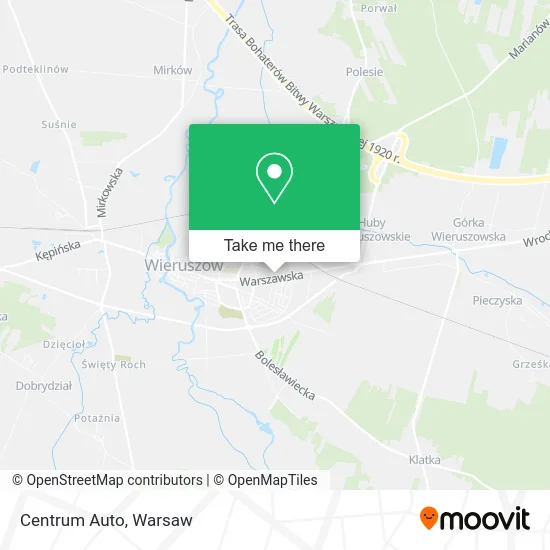 Карта Centrum Auto