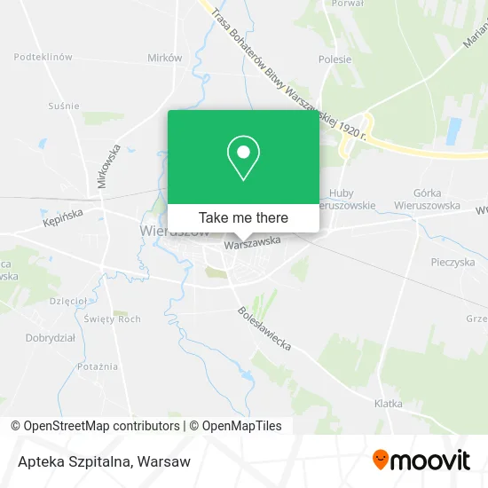 Apteka Szpitalna map