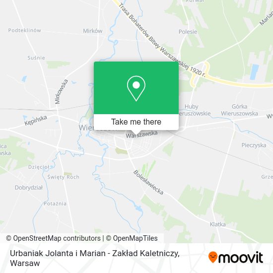 Urbaniak Jolanta i Marian - Zakład Kaletniczy map