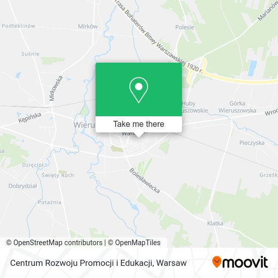 Centrum Rozwoju Promocji i Edukacji map