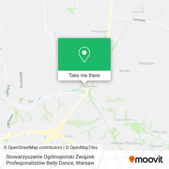 Stowarzyszenie Ogólnopolski Związek Profesjonalistów Belly Dance map